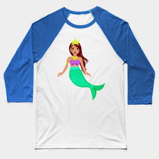 Mermaid Princess Baseball T-Shirt